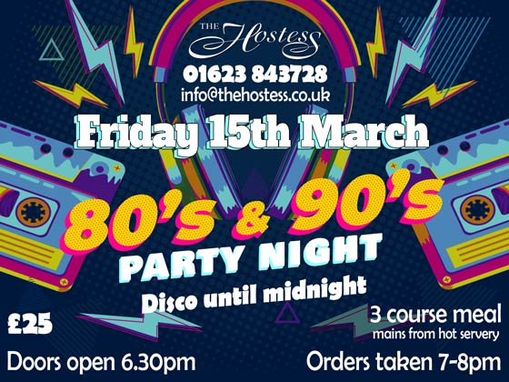 80s and 90s party night