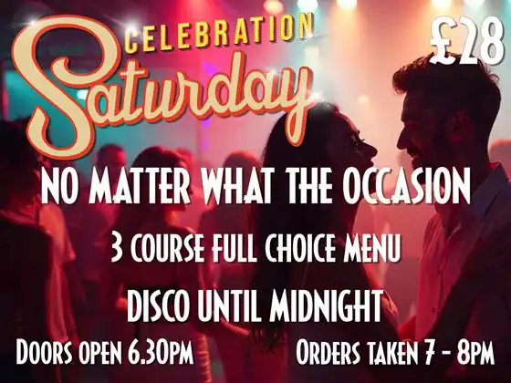 saturday night is celebration night