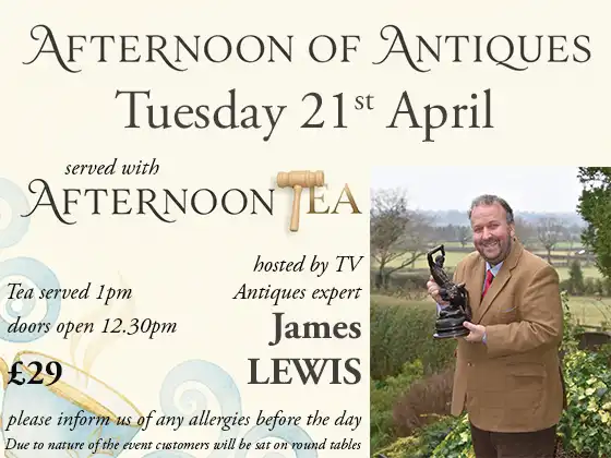 afternoon of antiques aith james lewis Tuesday 21st april