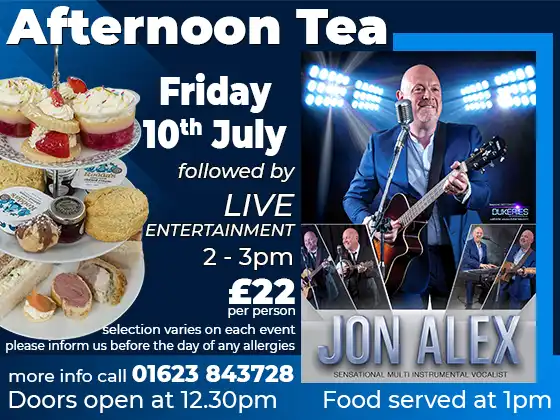 afternoon tea with jon alex friday 10th July