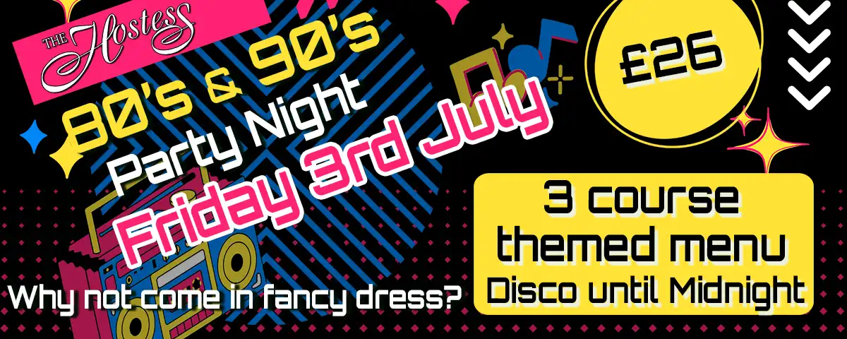 80s and 90s friday 3rd July header