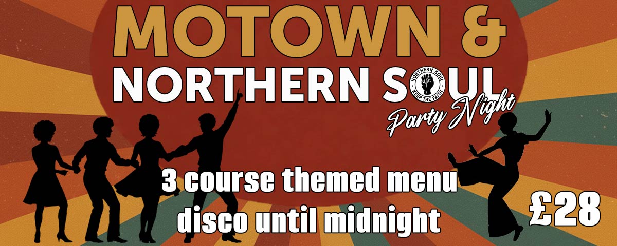 northern soul and motown party night Saturday 8th |August